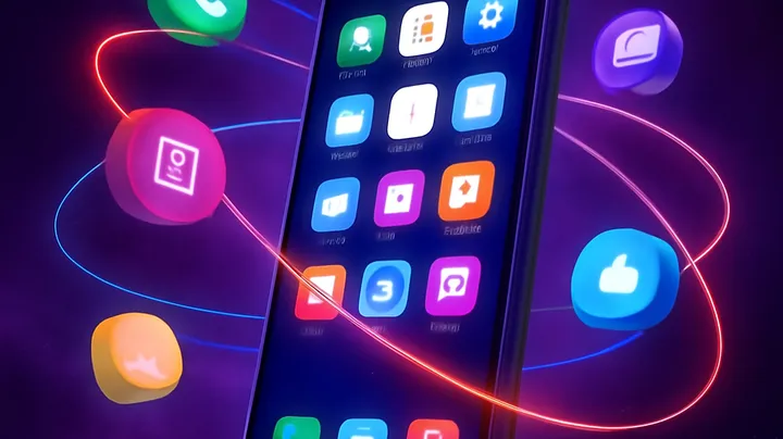 366BET COM Sleek smartphone floating in space